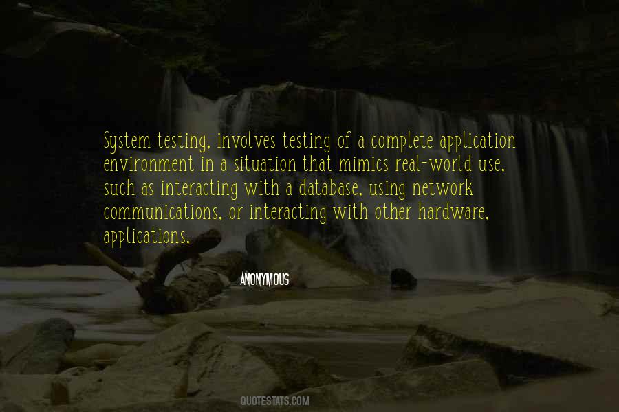 Quotes About System Testing #1750451