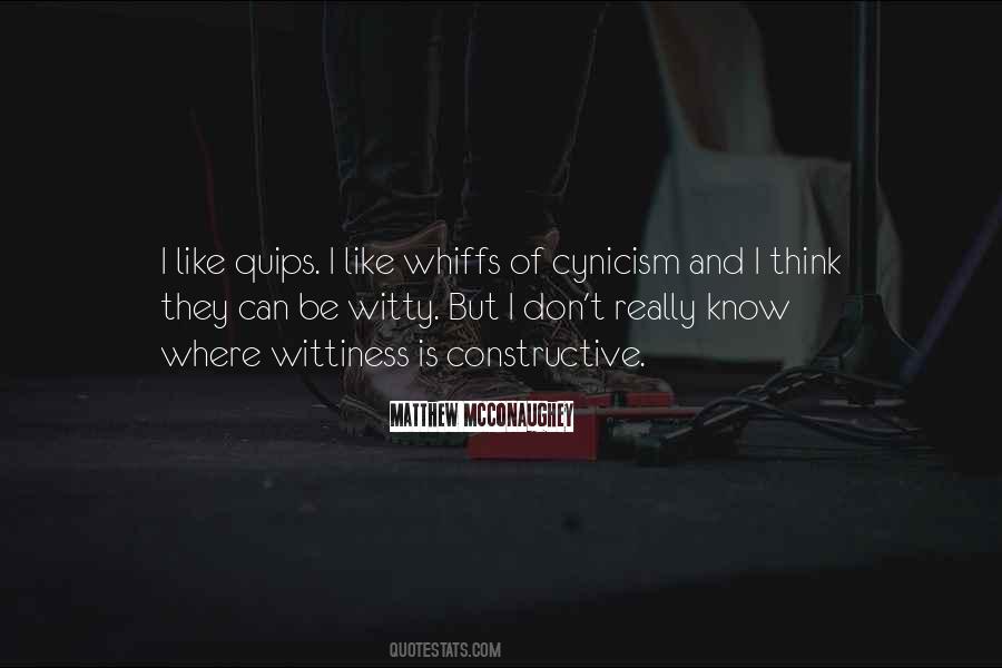 Quotes About Wittiness #329696