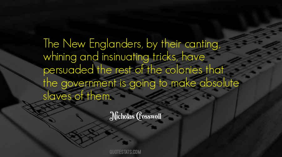 Quotes About New Englanders #523190