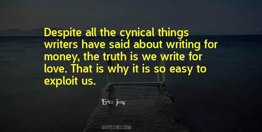 Quotes About Cynical Love #1346637