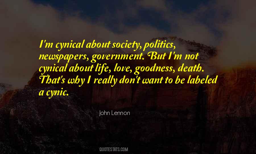 Quotes About Cynical Love #376851