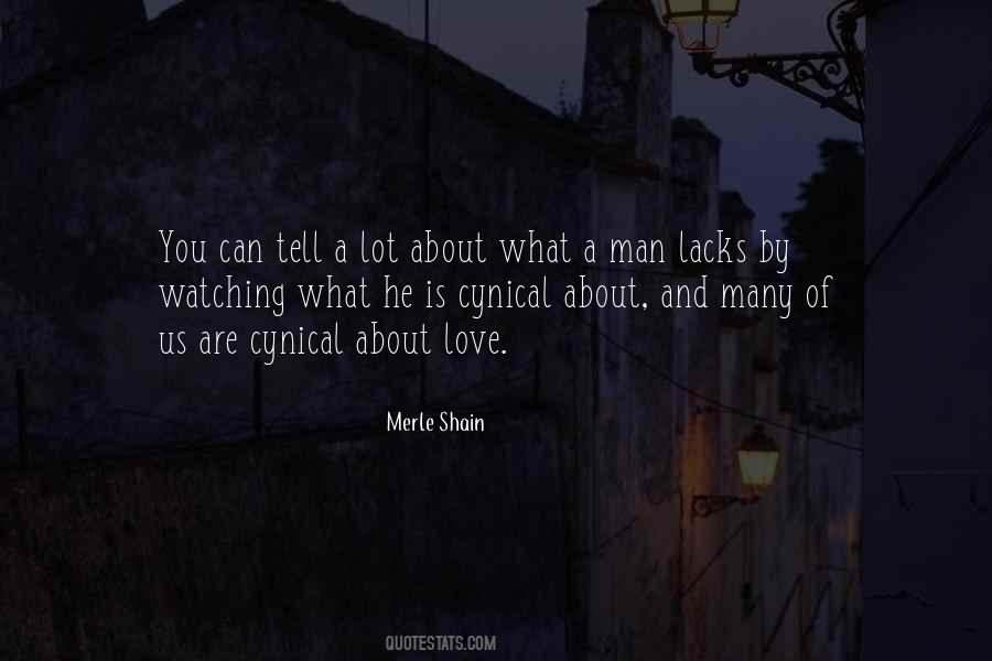 Quotes About Cynical Love #884598