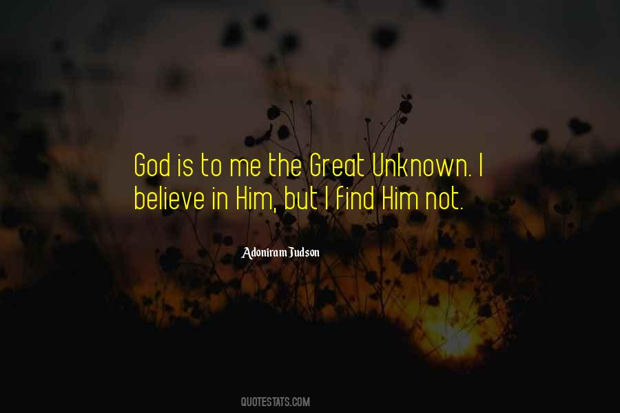 Great Unknown Quotes #818755