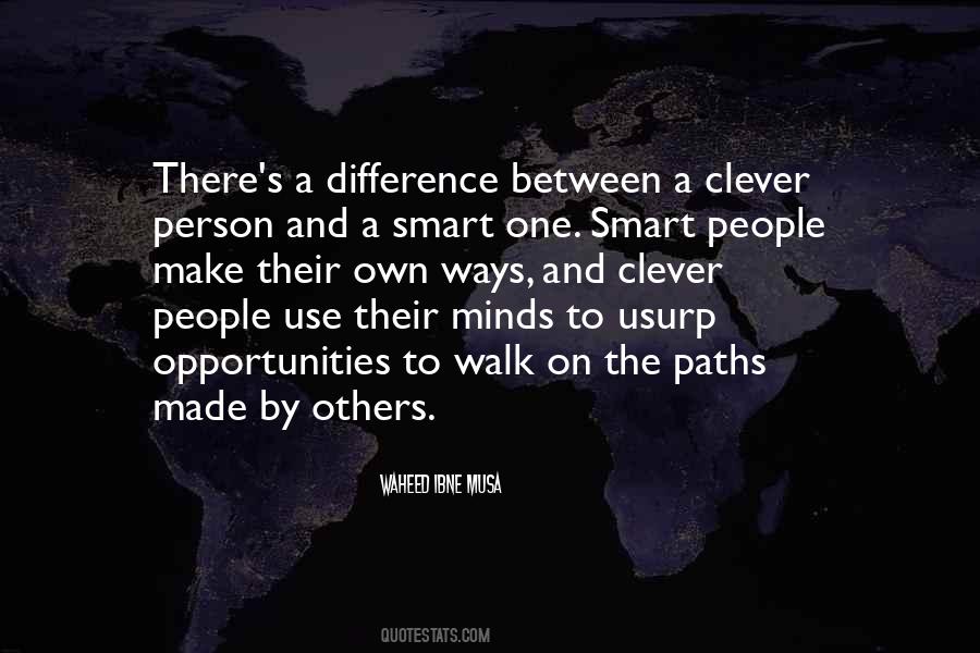 Quotes About Clever Person #1482194