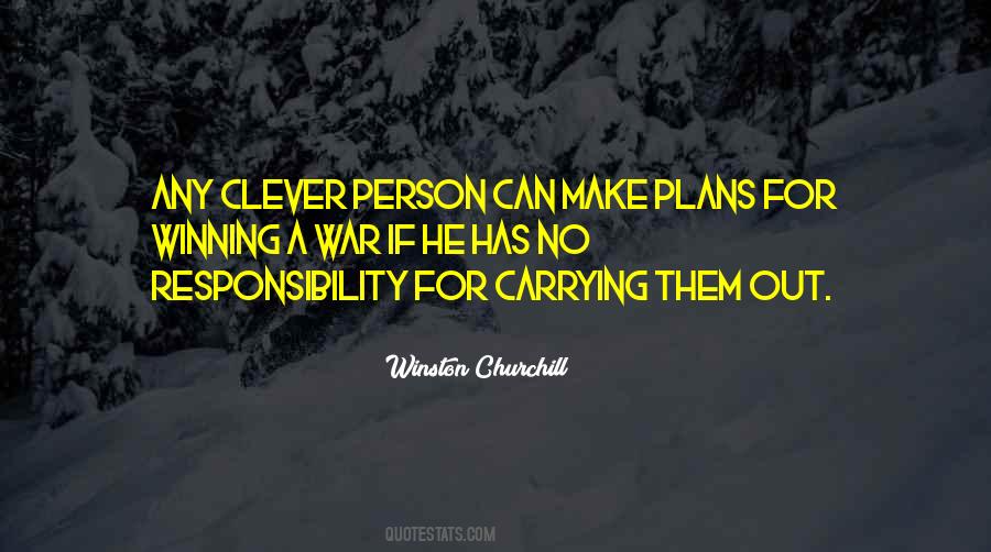 Quotes About Clever Person #814525