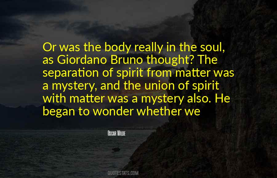 Wonder And Mystery Quotes #1176544
