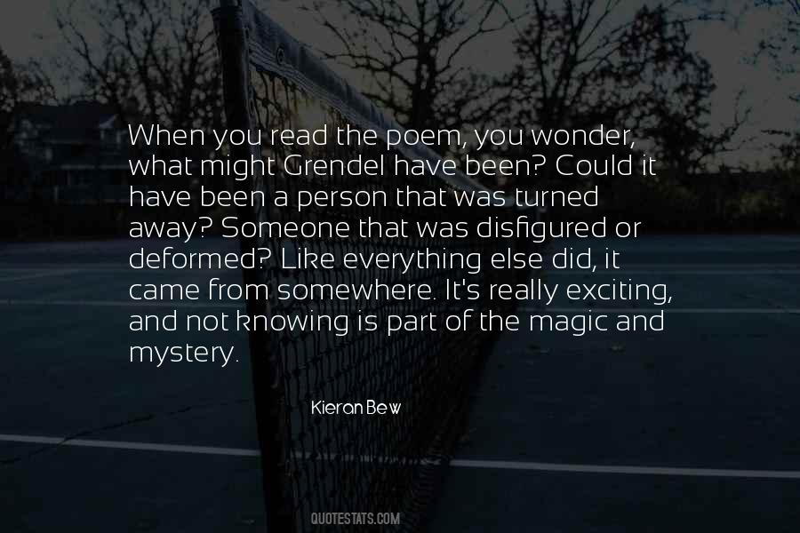 Wonder And Mystery Quotes #1276541
