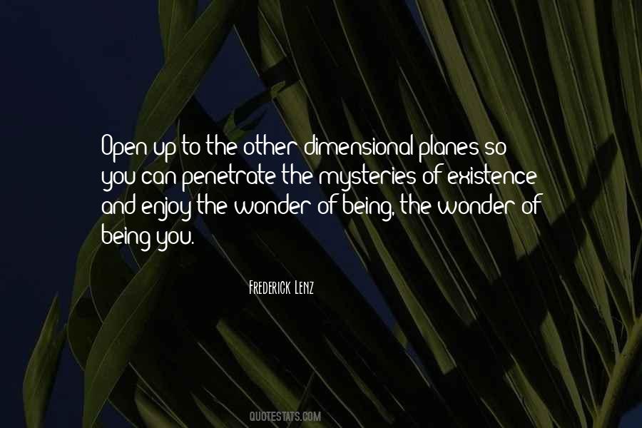 Wonder And Mystery Quotes #297069
