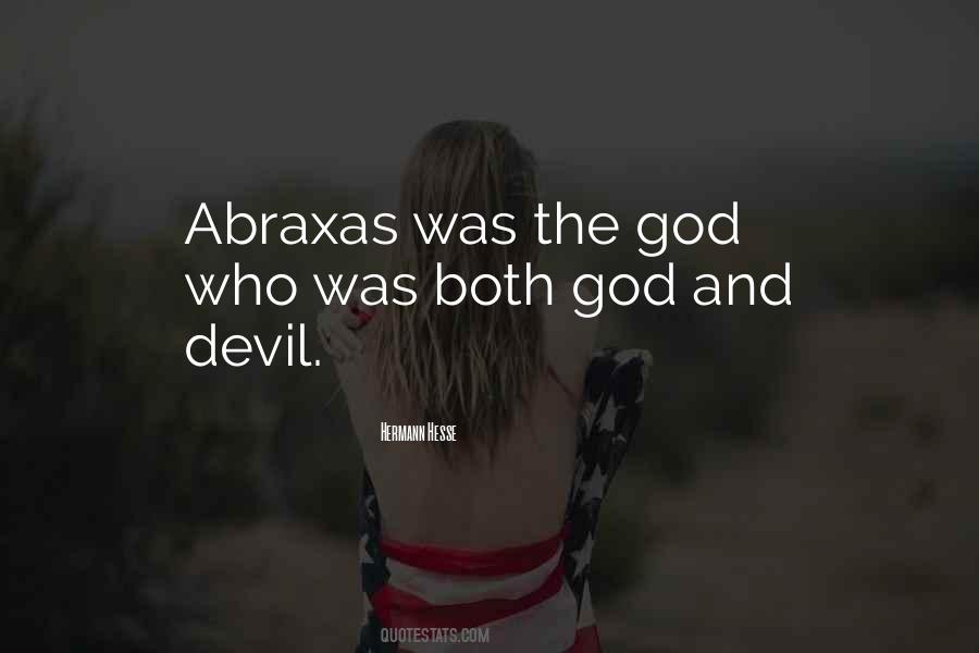 Quotes About The Devil And God #191392