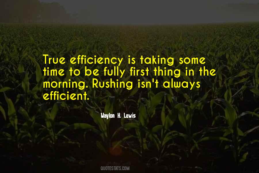 Business Efficiency Quotes #1573926