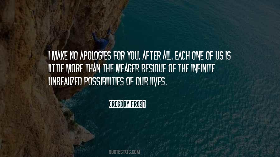 Quotes About No Apologies #299561