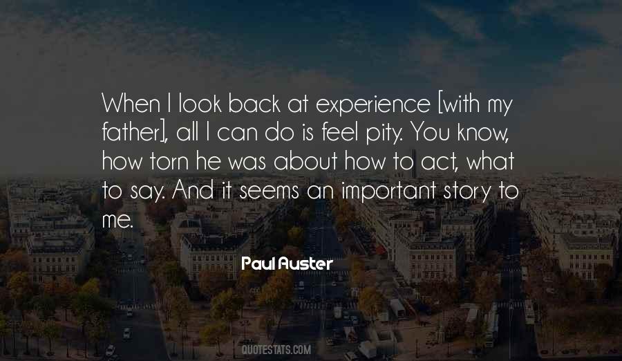 Quotes About When I Look Back #1052042