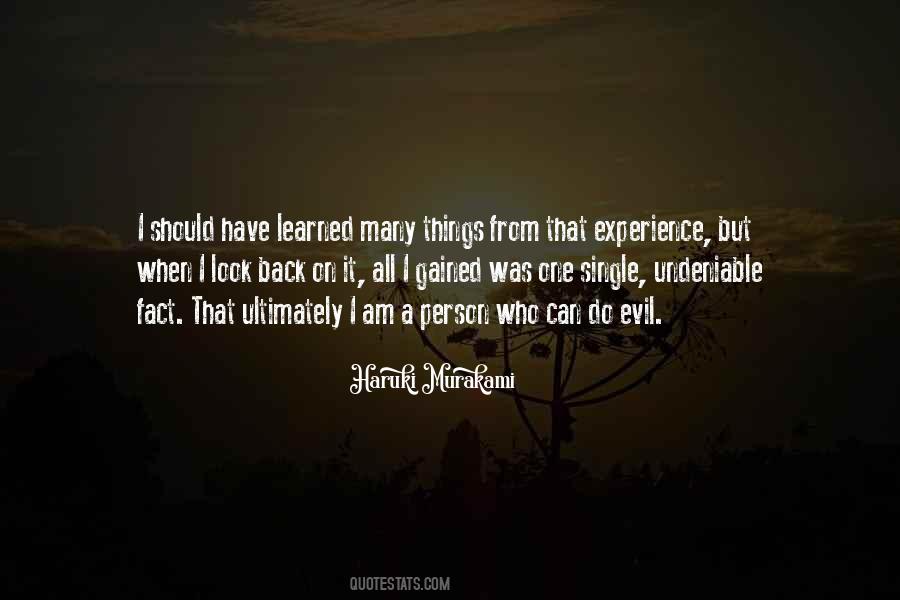 Quotes About When I Look Back #463702