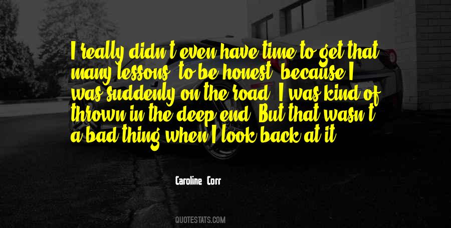 Quotes About When I Look Back #736023