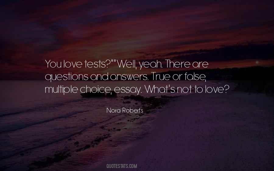 Quotes About Multiple Choice Tests #121007 Quotes About Multiple Choice Tests #121007