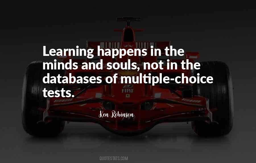 Quotes About Multiple Choice Tests #52071 Quotes About Multiple Choice Tests #52071