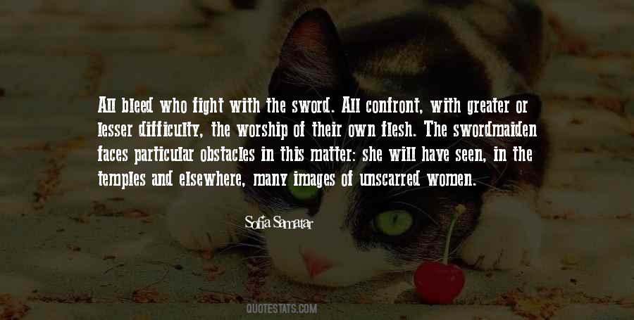 Quotes About Swordsmanship #1029960