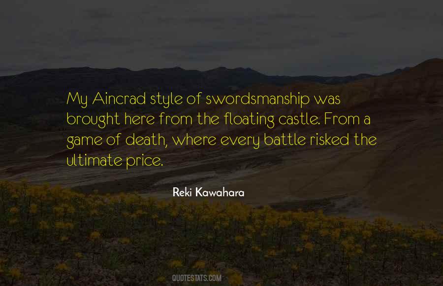Quotes About Swordsmanship #1385695
