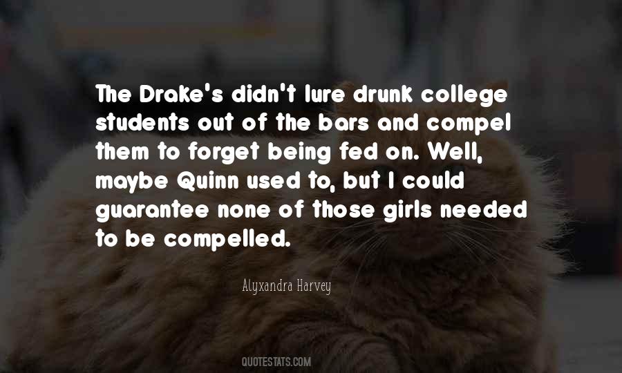 Drunk Girls Quotes #605290