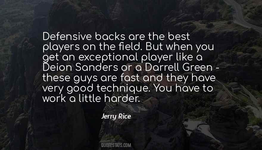 Quotes About Defensive Backs #1369678