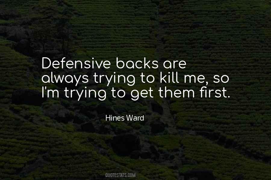 Quotes About Defensive Backs #955304