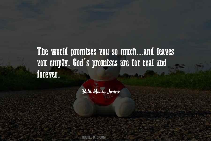 Quotes About Empty Promises #1009700