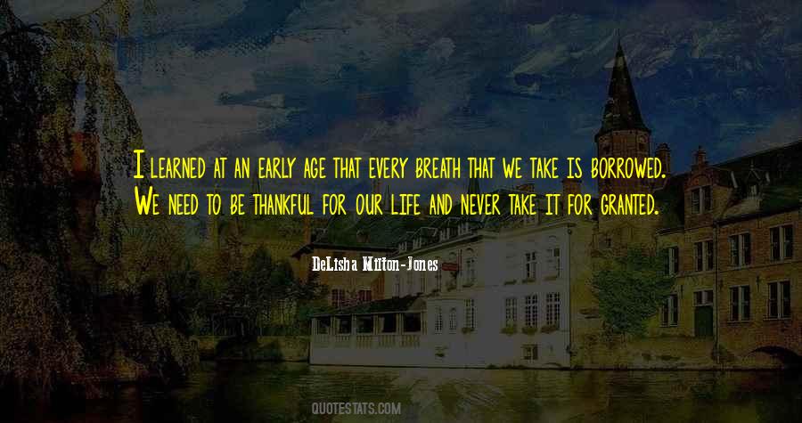 Quotes About Thankful Life #135332