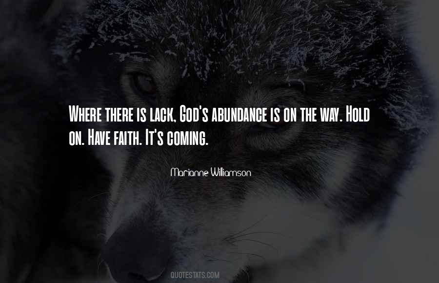 Quotes About God's Abundance #1439024