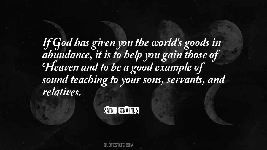 Quotes About God's Abundance #1746252
