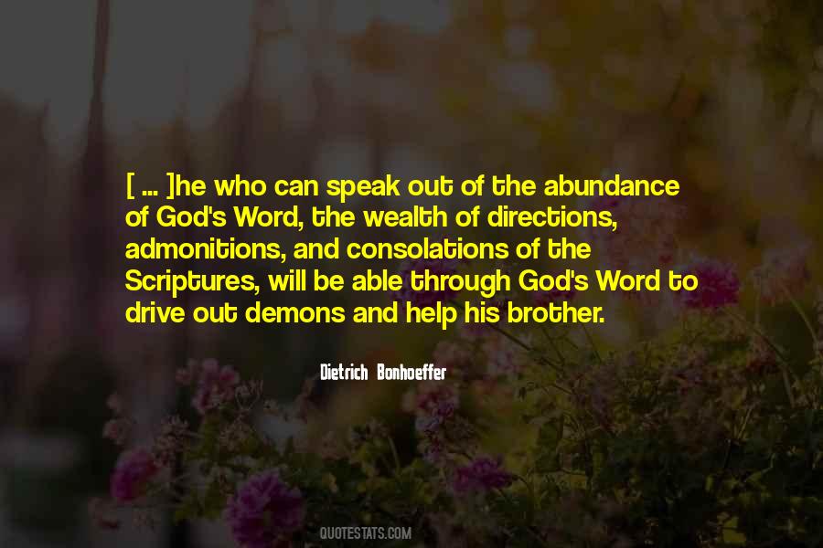Quotes About God's Abundance #338073