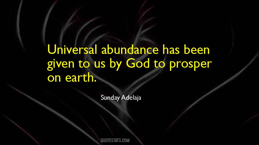 Quotes About God's Abundance #500823