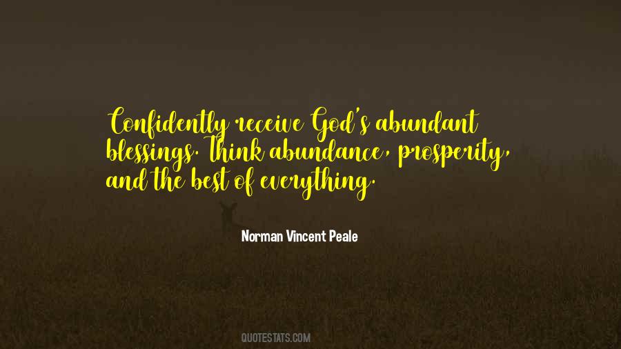 Quotes About God's Abundance #585257