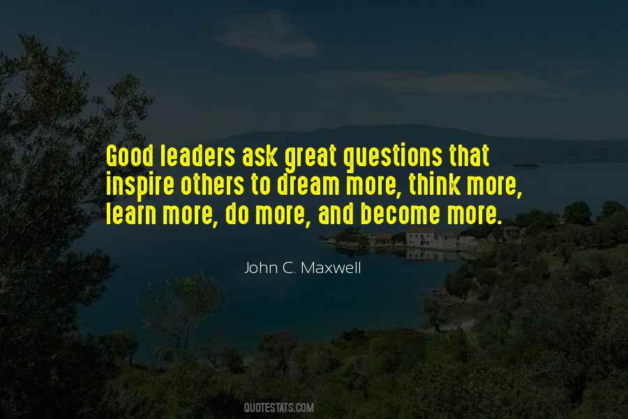 Quotes About Good Leaders #1023113