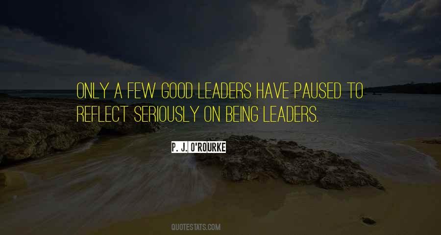 Quotes About Good Leaders #1593615