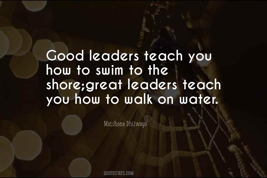 Quotes About Good Leaders #1779950