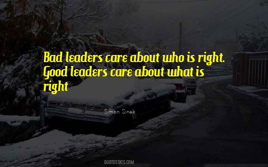 Quotes About Good Leaders #26705