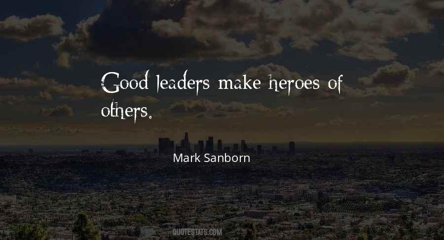 Quotes About Good Leaders #484648