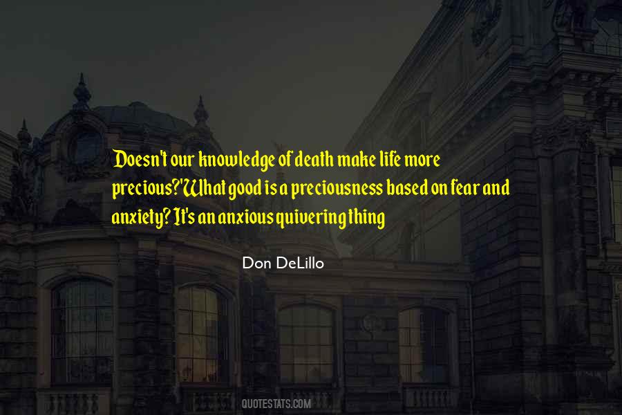 Quotes About Fear And Death #133123