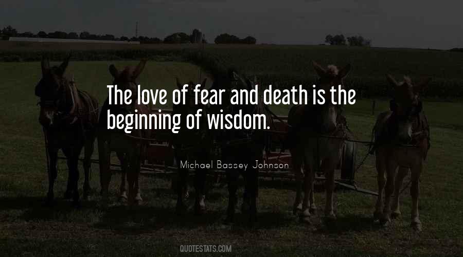 Quotes About Fear And Death #164692