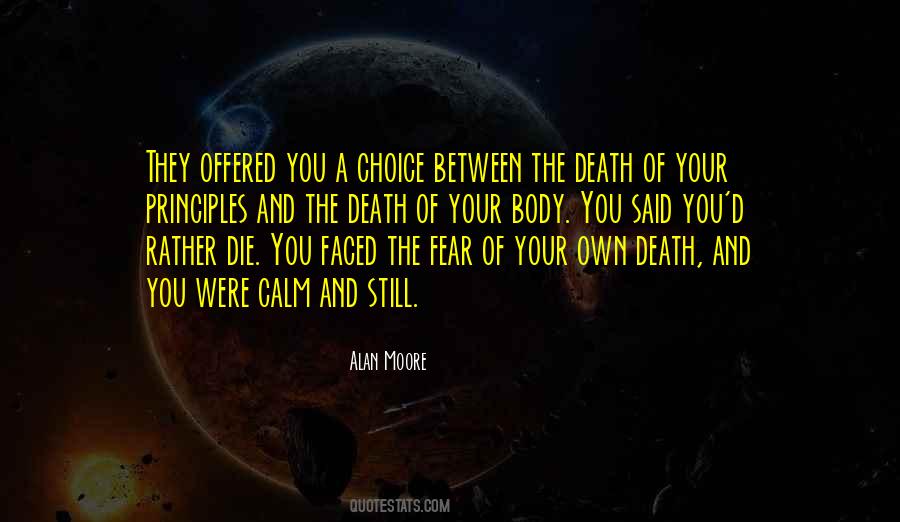 Quotes About Fear And Death #181707
