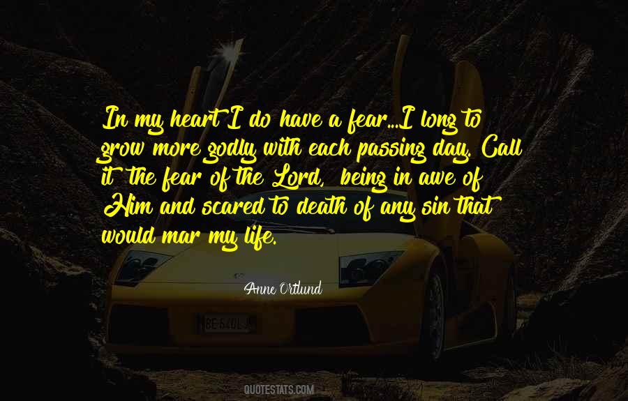 Quotes About Fear And Death #53789