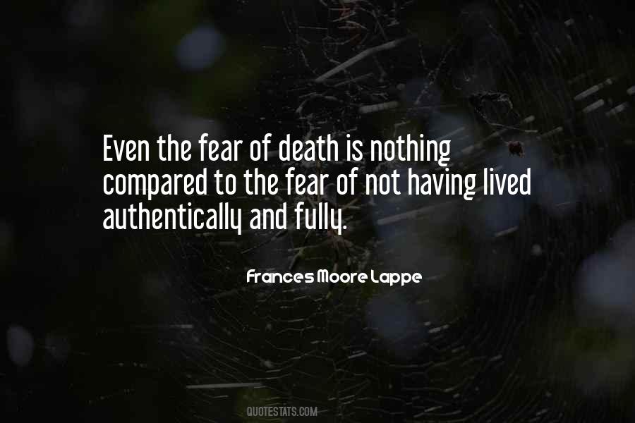 Quotes About Fear And Death #70