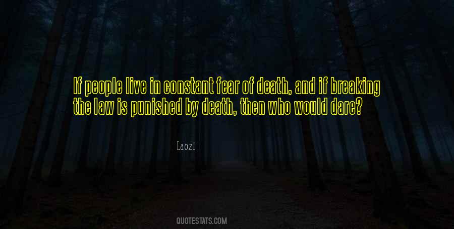 Quotes About Fear And Death #81107