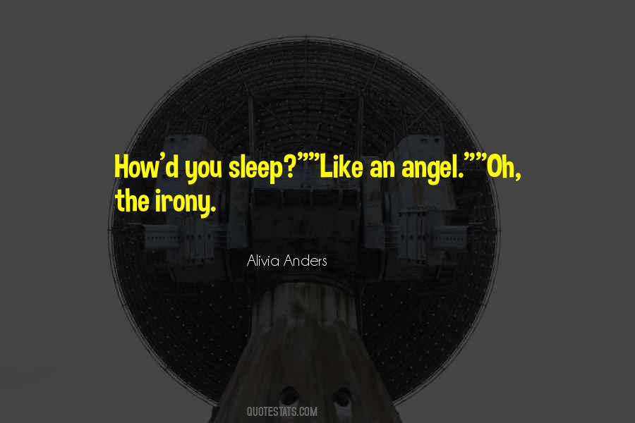 Sleep Angel Quotes #86369