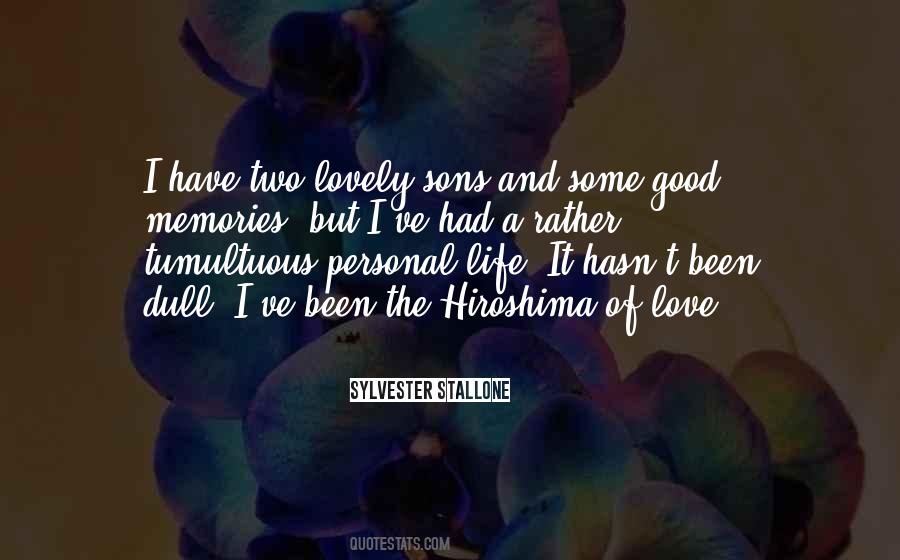 Quotes About Good Sons #1607630