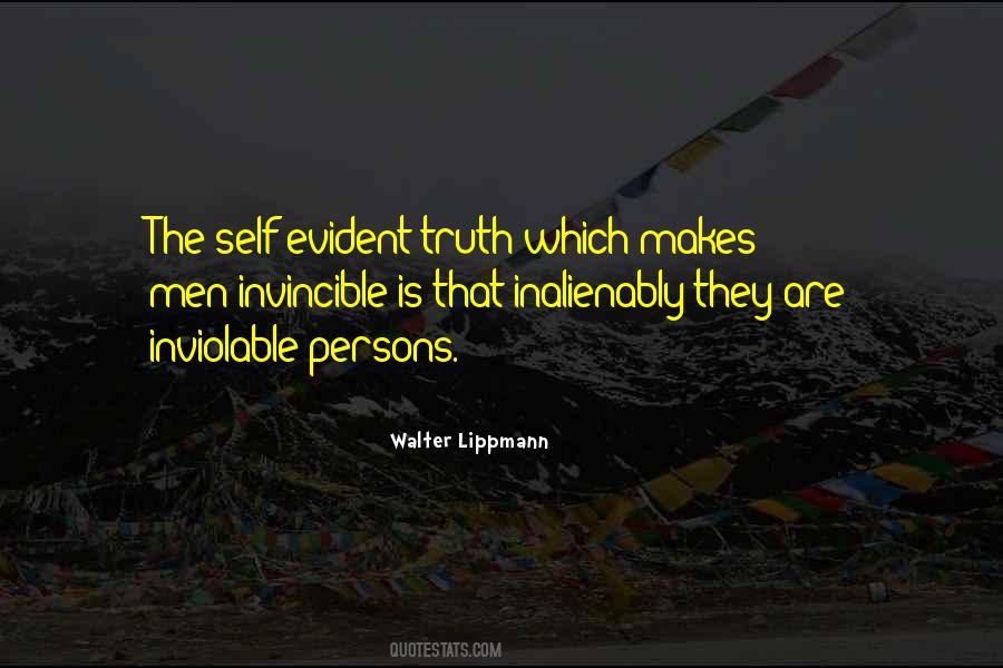 Quotes About Self Evident #142481