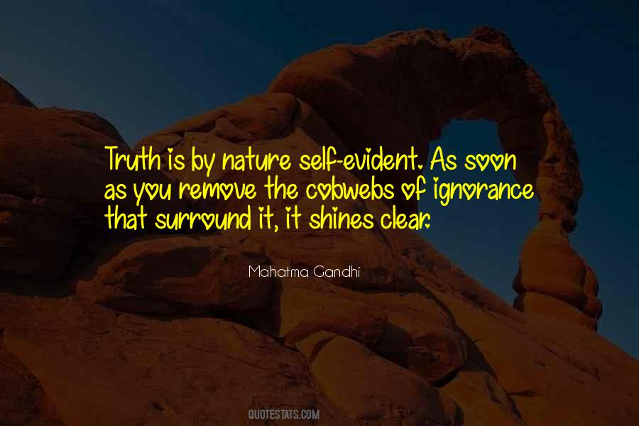 Quotes About Self Evident #254057