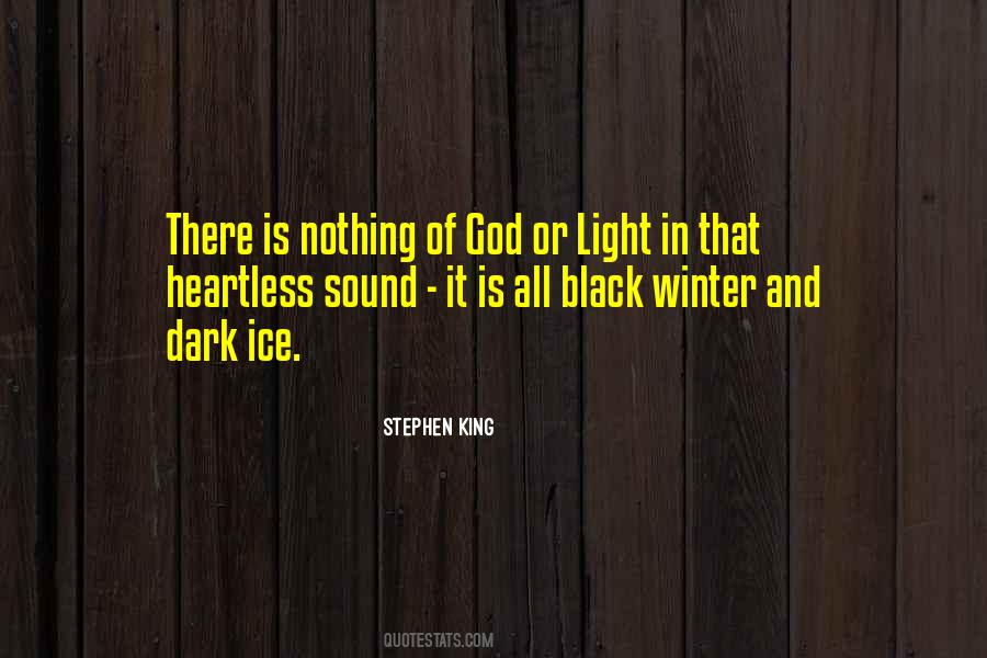 Quotes About Winter And God #1378513