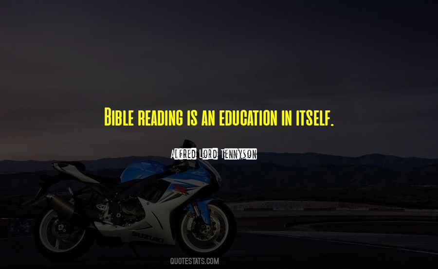 Quotes About Bible Education #1362570