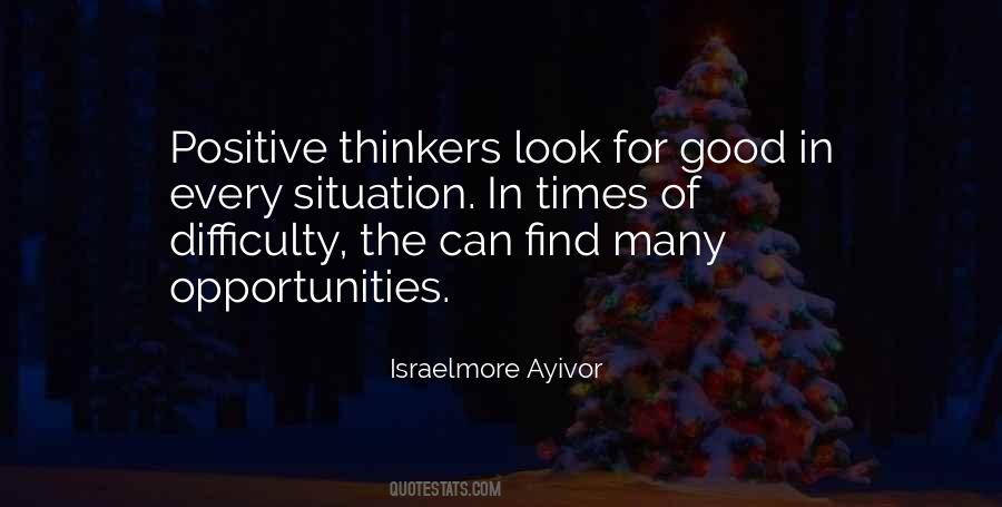 Quotes About Thinking Good Thoughts #882010